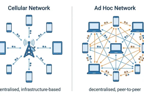 Cellular Network vs Ad Hoc Network: Key Differences