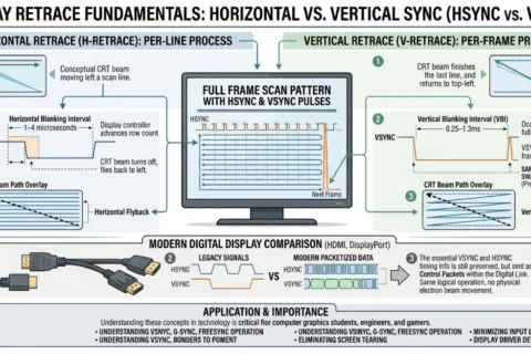 Horizontal vs Vertical Retrace: Full Comparison 2026