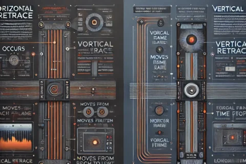 Decoding Horizontal vs Vertical Retrace in Graphics