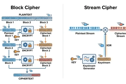 Block Cipher vs Stream Cipher: Key Differences