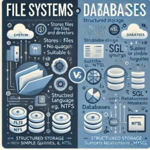 File Systems vs. Databases Overview