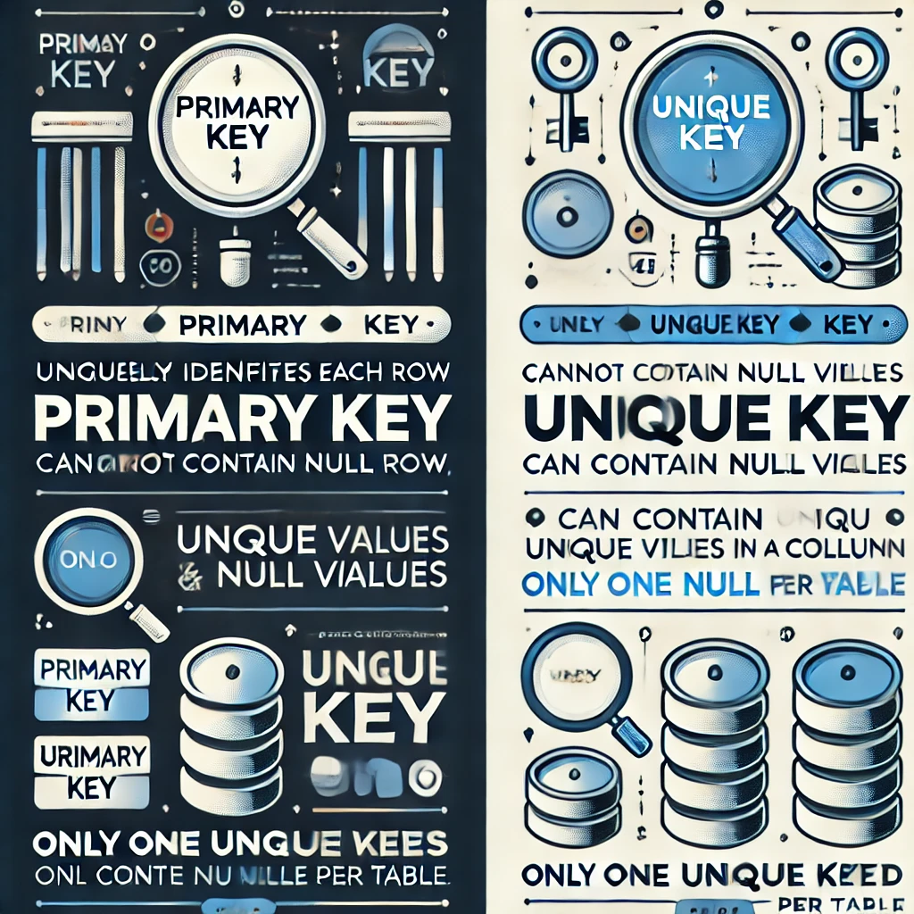 Primary Key vs Unique Key: Key Differences