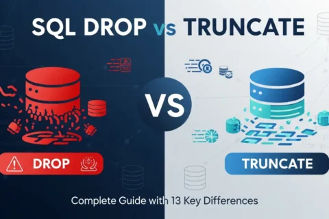 SQL DROP vs TRUNCATE: 13 Key Differences Explained (2025)