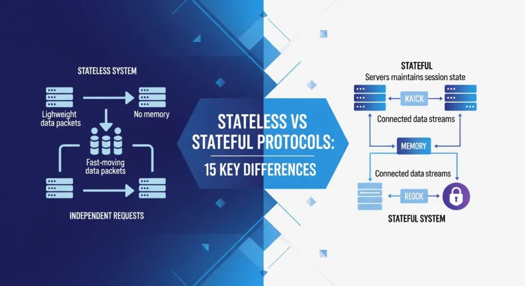 Stateless vs Stateful Protocols: 15 Key Differences