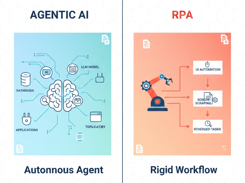 Agentic AI vs RPA: 12 Critical Differences for Enterprise Automation (2026)