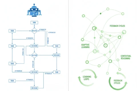AI Agents vs Traditional Automation: 12 Key Differences (2026)