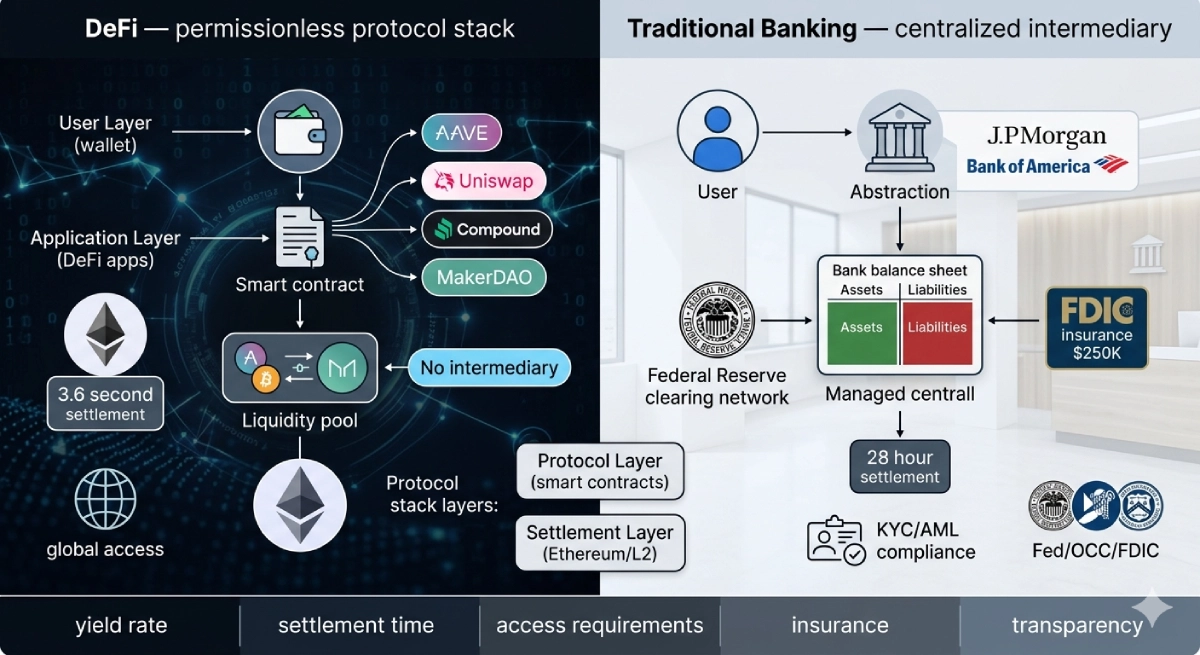 DeFi vs Traditional Banking